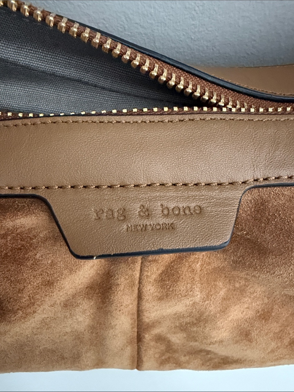 rag & bone Suede Hobo Shoulder Bag in Brown - Picture 2 of 5